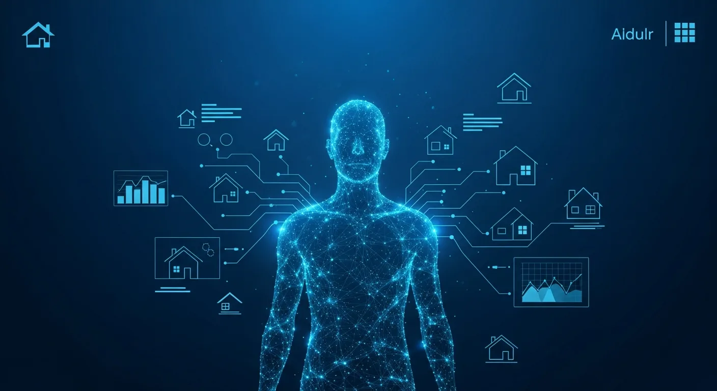 Illustration of a digital AI avatar