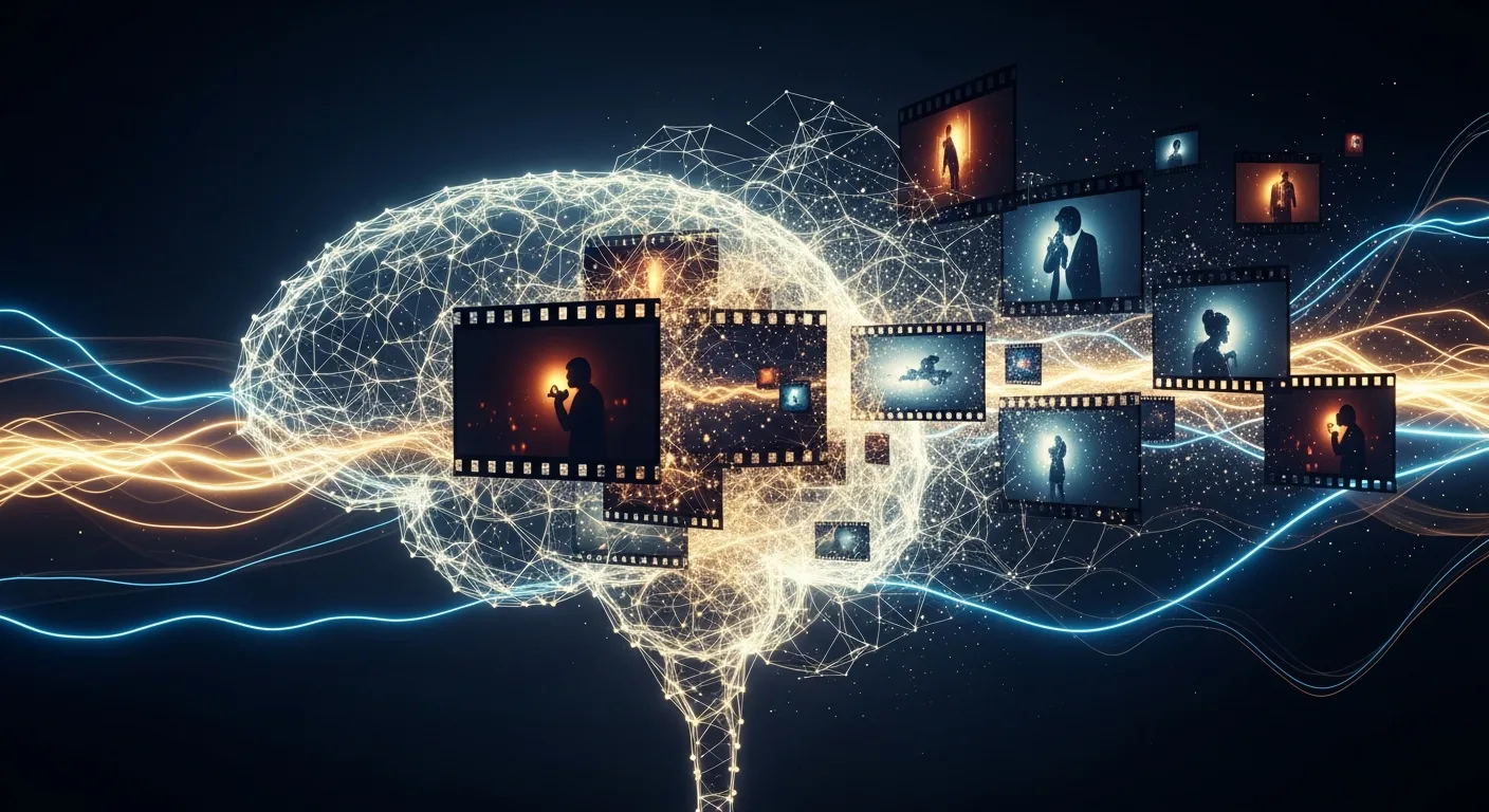 Illustration of AI video generation